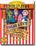 PUNCH & JUDY Color & Cut Finger Puppet Theatre